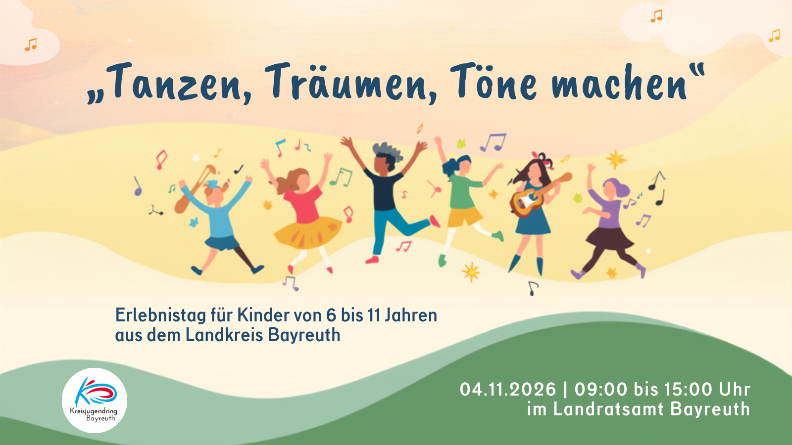 Impressionsbild für: Tanzen, Träumen, Töne machen – Ein kreativer Tag voller Bewegung, Musik und Fantasie!